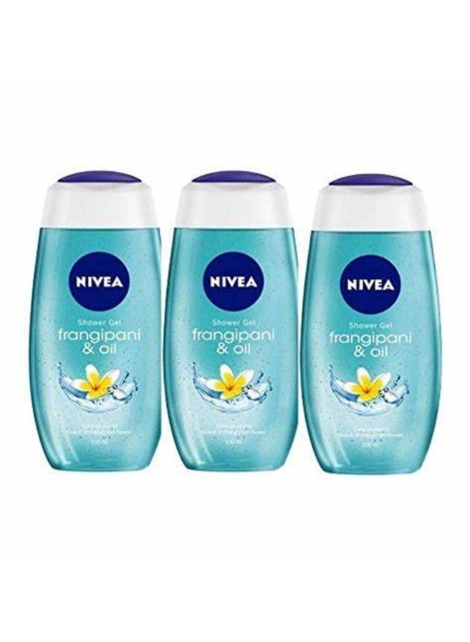 نيفيا جل الاستحمام نيفيا فرانجيباني والزيت، 200 مل (عبوة من 3 قطع) - Image 3